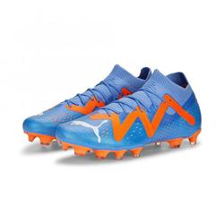 Produktbild von Puma FUTURE MATCH FG/AG Fussballschuh - Blue Glimmer White Ultra Orange | EU 42 1/2 / UK 8 1/2 | 107180-01-8.5
