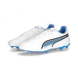 Produktbild von Puma King Match FG/AG Fussballschuh - white blue glimmer | EU 41 / UK 7 1/2 | 107257-01-7.5
