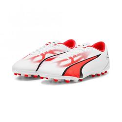 Produktbild von Puma ULTRA PLAY MG Rasen + Kunstrasenschuh - white black fire red | EU 40 / UK 6 1/2 | 107527-01-6.5