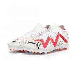 Produktbild von Puma FUTURE MATCH MG Rasen + Kunstrasenschuh - white black fire red | EU 46 / UK 11 | 107373-01-11