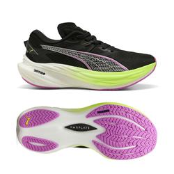 Produktbild von Puma Deviate NITRO 3 Wns - Black-Yellow - Laufschuhe für Damen