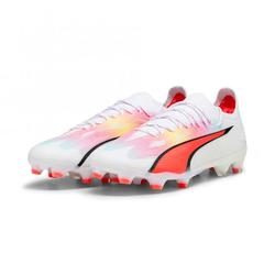 Produktbild von Puma ULTRA ULTIMATE FG/AG Fussballschuh - white black fire red | EU 39 / UK 6 | 107311-01-6
