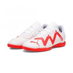 Produktbild von Puma FUTURE PLAY IT JR Hallenschuh - white black fire red | EU 30 / UK 11 1/2 | 107393-01-11.5