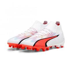 Produktbild von Puma ULTRA PRO FG/AG Fussballschuh - white black fire red | EU 42 1/2 / UK 8 1/2 | 107422-01-8.5