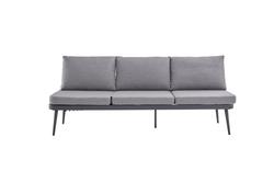Produktbild von Loungesofa                 Kunststoff
                    grau
    ca. 74 x 69 x 198 cm 
| Möbel Inhofer