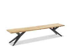 Produktbild von Gartenbank                 Metall
                    braun
    ca. 220 x 46 x 40 cm 
| Möbel Inhofer