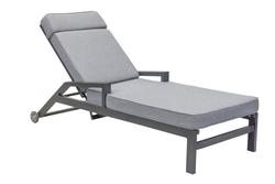 Produktbild von Liege                 Kunststoff
                    grau
    ca. 190 x 50 x 66 cm 
| Möbel Inhofer