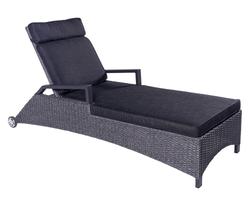 Produktbild von Gartenliege                 Kunststoff
                    grau
    ca. 203 x 50 x 68 cm 
| Möbel Inhofer