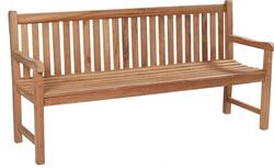 Produktbild von Gartenbank                 Holz
                    braun
    ca. 120 x 94 x 57 cm 
| Möbel Inhofer