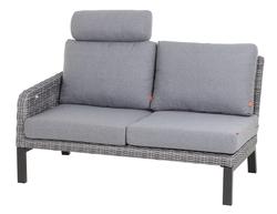 Produktbild von Loungesofa                 Textil
                    grau
    ca. 138 x 74 x 85 cm 
| Möbel Inhofer