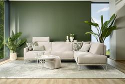 Produktbild von Polstergarnitur                 Polyester
                    beige
        ROM | Möbel Inhofer