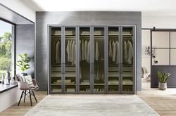 Produktbild von Drehtürenschrank ca. 300 x 216 x 58 cm Wiemann                 grau
     | Möbel Inhofer