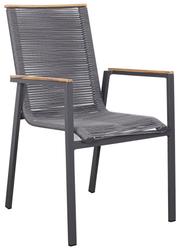 Produktbild von Stapelsessel                 Textil
                    grau
    ca. 44 x 92 x 44 cm 
| Möbel Inhofer