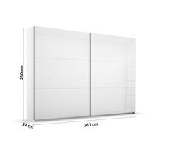 Produktbild von Schwebetürenschrank ca. 261 x 210 x 59 cm SELF                 weiß
     | Möbel Inhofer