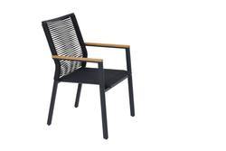Produktbild von Stapelstuhl                 Textil
                    grau
    ca. 56 x 92 x 67 cm 
| Möbel Inhofer