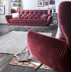 Produktbild von Sofa 2,5-Sitzer                 Polyester
                    lila
        LASCONDO | Möbel Inhofer