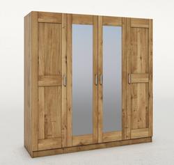 Produktbild von Drehtürenschrank ca. 202 x 205 x 60 cm Elfo-Möbel                 braun
     | Möbel Inhofer