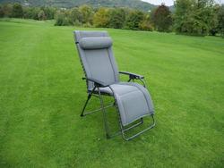 Produktbild von Gartenliege                 Metall
                    grau
    ca. 80 x 130 x 70 cm 
| Möbel Inhofer