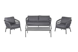 Produktbild von Lounge-Set                 Metall
                    grau
    ca. 81 x 83 x 78 cm 
| Möbel Inhofer