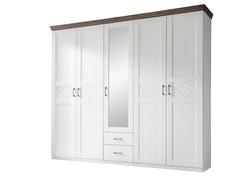 Produktbild von Drehtürenschrank ca. 256 x 229 x 61 cm Vito                 weiß
     | Möbel Inhofer