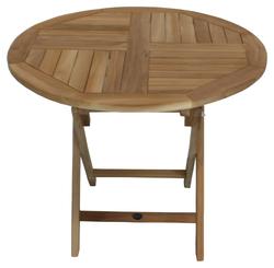 Produktbild von Tisch                 Holz
                    braun
    ca. 90 x 74 x 90 cm 
| Möbel Inhofer
