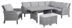 Produktbild von Lounge-Set                 Metall
                    grau
    ca. 181 x 85 x 77 cm 
| Möbel Inhofer