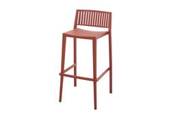 Produktbild von Barhocker                 Kunststoff
                    rot
    ca. 55 x 97 x 43 cm 
| Möbel Inhofer
