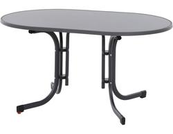 Produktbild von Klapptisch                 HPL Laminat
                    grau
    ca. 140 x 71 x 90 cm 
| Möbel Inhofer