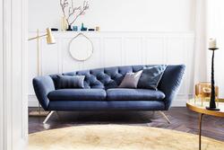Produktbild von Sofa 2-Sitzer                 Polyester
                    Blau
        LASCONDO | Möbel Inhofer