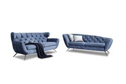 Produktbild von Polstergarnitur                 Polyester
                    Blau
        LASCONDO | Möbel Inhofer