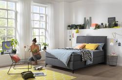 Produktbild von Boxspringbett ca. 200 x 120 x 153 cm LIV'IN                 grau
     | Möbel Inhofer