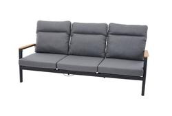 Produktbild von Gartenbank                 Textil
                    grau
    ca. 208 x 97 x 82 cm 
| Möbel Inhofer