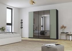 Produktbild von Drehtürenschrank ca. 226 x 210 x 54 cm rauch ORANGE                 grau
     | Möbel Inhofer