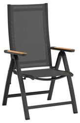 Produktbild von Klappsessel                 Textil
                    grau
    ca. 62 x 109 x 71 cm 
| Möbel Inhofer