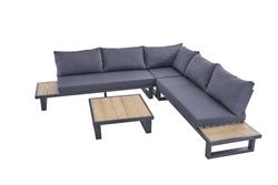 Produktbild von Gartenmöbelset                 Textil
                    grau
    ca. 290 x 71 x 290 cm 
| Möbel Inhofer
