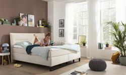 Produktbild von Boxspringbett ca. 200 x 120 x 186 cm LIV'IN                 weiß
     | Möbel Inhofer