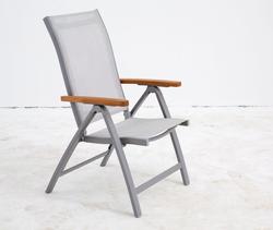 Produktbild von Gartenstuhl                 Textil
                    grau
    ca. 62 x 107 x 71 cm 
| Möbel Inhofer