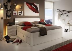 Produktbild von Bett ca. 215 x 95 x 185 cm Dreamoro                 weiß
     | Möbel Inhofer