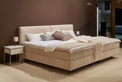 Produktbild von Boxspringbett ca. 200 x 125 x 245 cm Vito                 beige
     | Möbel Inhofer
