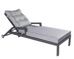 Produktbild von Loungeliege                 Metall
                    grau
    ca. 190 x 50 x 79 cm 
| Möbel Inhofer