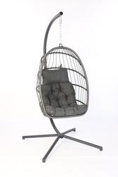 Produktbild von Hängesessel                 Kunststoff
                    grau
    ca. 93 x 196 x 95 cm 
| Möbel Inhofer