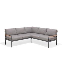 Produktbild von Loungeecke                 Textil
                    grau
    ca. 232 x 84 x 231 cm 
| Möbel Inhofer