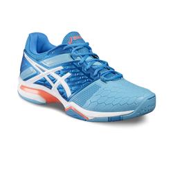 Produktbild von Damen-Hallenschuh GEL-BLAST 7, 6, BLUE JEWEL/WHITE/FLASH CORAL