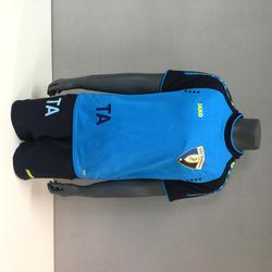 Produktbild von Jako T-Shirt, 128, blau/marine/neongelb Mit Initialen