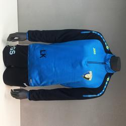 Produktbild von Jako ZipTop, L, blau/marine/neongelb Mit Initialen