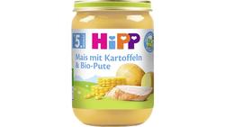 Produktbild von HiPP Menüs nach dem 4.Monat - Mais mit Kartoffeln und Bio-Pute