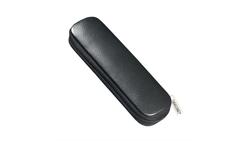 Produktbild von ONLINE Lederetui Zipper schwarz für 2 Stifte