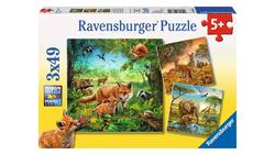 Produktbild von Ravensburger Puzzle - Tiere der Erde, 3x49 Teile