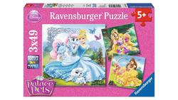 Produktbild von Ravensburger Puzzle - Palace Pets, 3 x 49 Teile