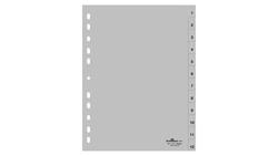 Produktbild von DURABLE Kunststoffregister 1-12 grau